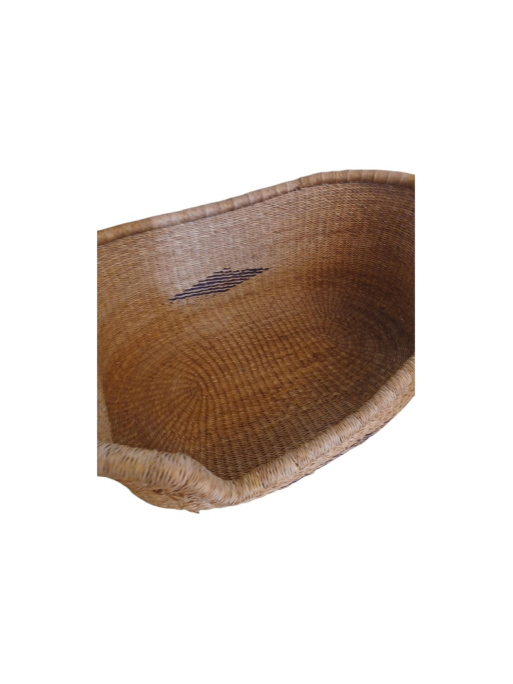 Wicker dog basket